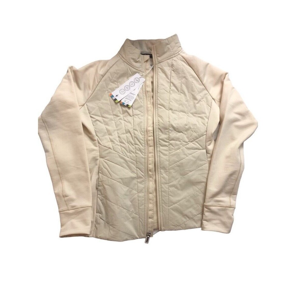 Smartwool Women Smartloft Jacket Color Almond White Size Medium New w/tag